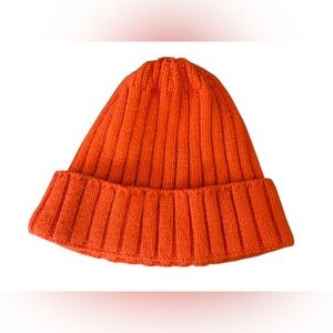 Urban Outfitters Orange Cotton Beanie, one size